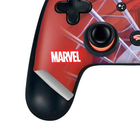 Marvel Spiderman Web Slinger Google Stadia Controller Skin